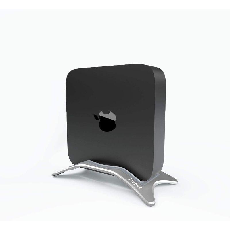 Tinpec MAC Mini 合金デスクトップスタンド MAC Mini用アルミニウムスタンド 全モデル シルバー｜goodnessbond｜02