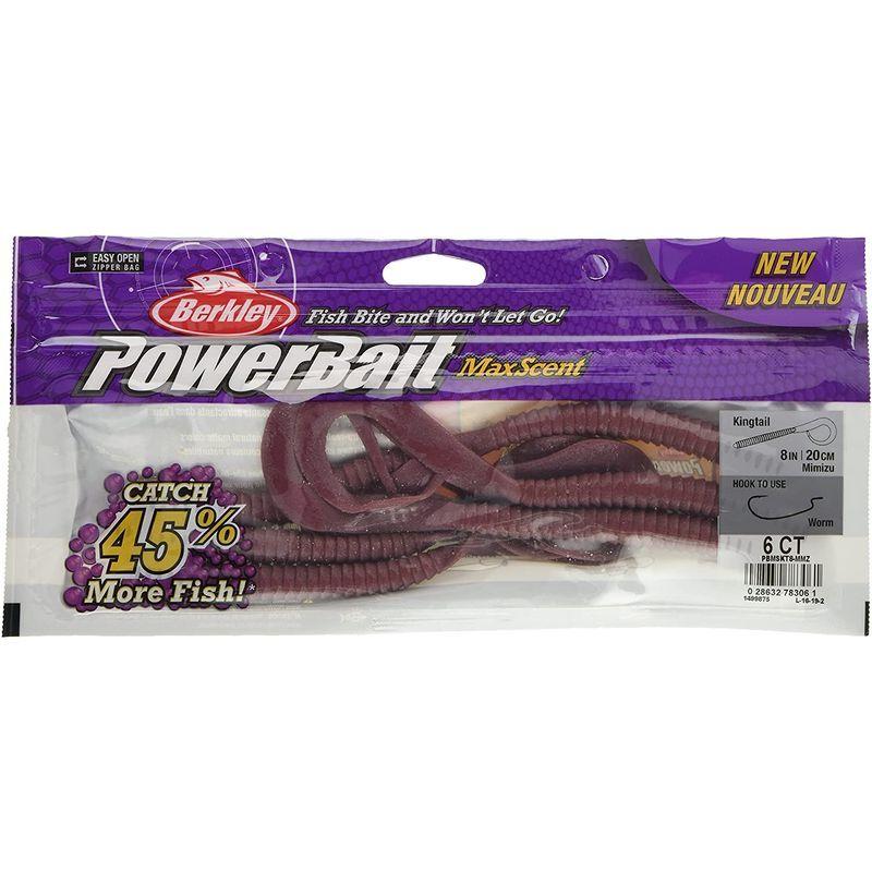 激安本物 マックスセント パワーベイト ワーム Berkley バークレー キングテール Pbmskt8 Mmz ミミズ 8インチ ワーム Www Fattoriabacio Com