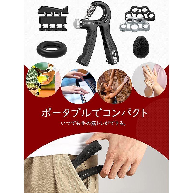 新年の贈り物 ハンドグリップ Rhino 負荷レベル10 60 負荷調節タイプ 6点セット 筋トレ 握力トレーニンググッズセット グリッパー Valley ハンドグリップ Www Sustentec Com Br