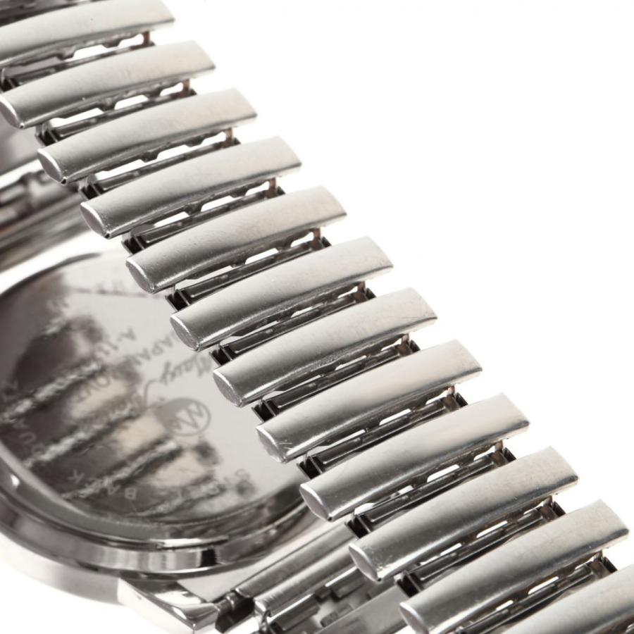 Airself 時計ベルト 蛇腹ベルト伸縮ベルト 腕時計 バンド ベルト