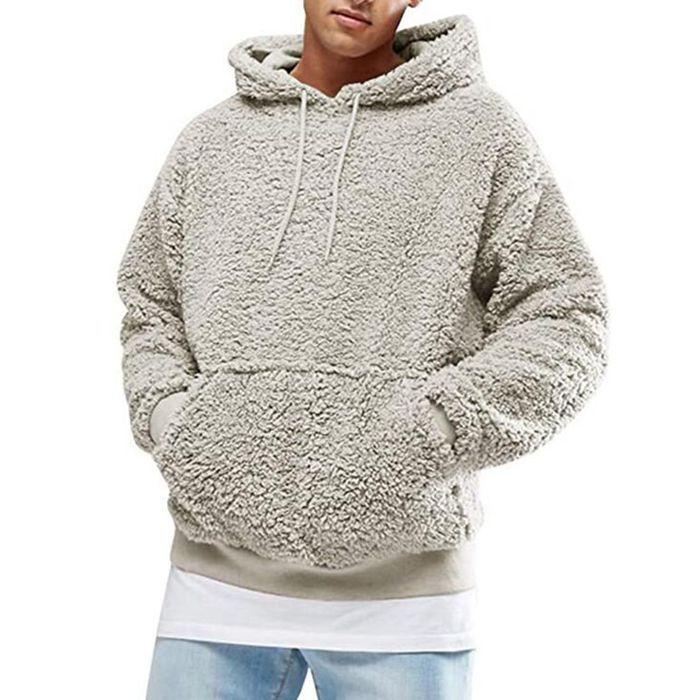 ボア パーカー トレーナー メンズ プルパーカー ボアフリース もこもこ おしゃれ 無地 フード ボアトレーナー メンズファッション 代引不可 |  | 07