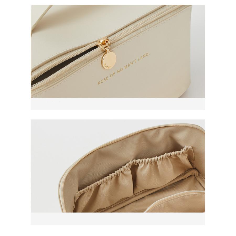 メイクポーチ 化粧ポーチ バニティ 大容量 コスメポーチ  機能的 使いやすい ポーチ おしゃれ かわいい 大きい 大きめ 旅行 プレゼント 収納 自立 |  | 04