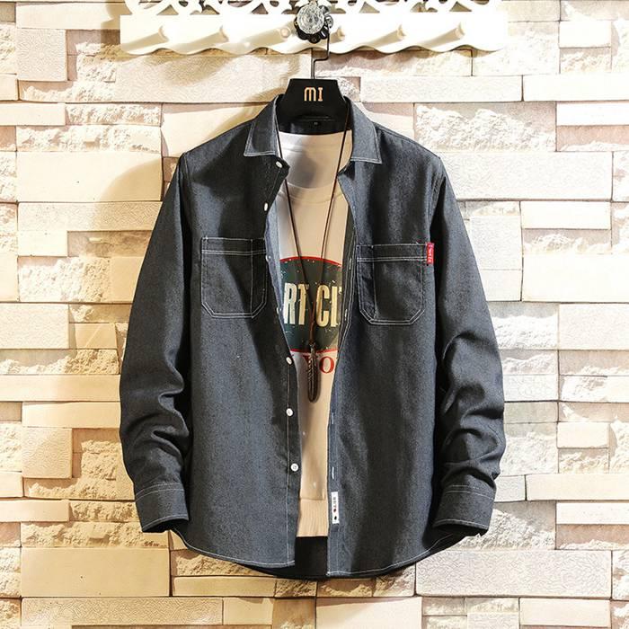 デニムシャツ メンズ 長袖 長袖シャツ ウエスタンシャツ ウォッシュ加工 デニム 生地 カジュアル |  | 05