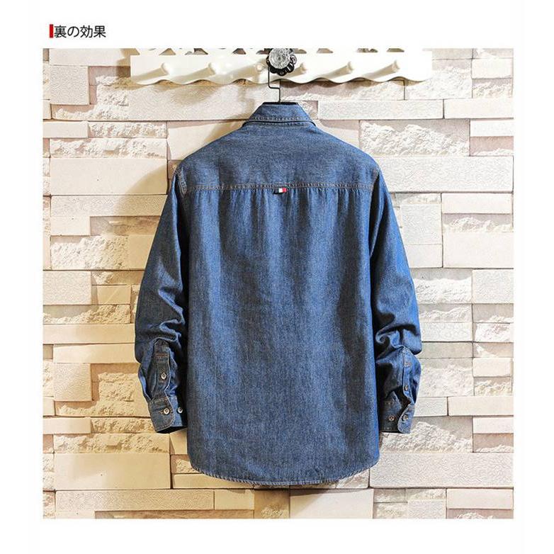 デニムシャツ メンズ 長袖 長袖シャツ ウエスタンシャツ ウォッシュ加工 デニム 生地 カジュアル |  | 08