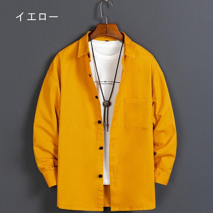 シャツ メンズ 長袖 カジュアルシャツ 開襟 ビジネス 無地 秋服 春服 トップス 通勤 長袖シャツ 30代 40代 ファッション |  | 13
