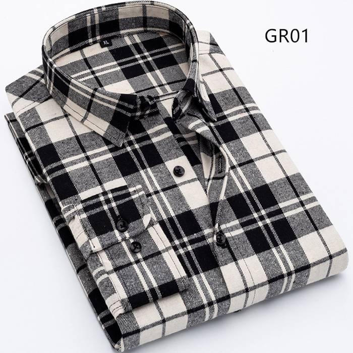 チェックシャツ 開襟シャツ カジュアルシャツ メンズ ネルシャツ チェック柄 長袖シャツ 服 お洒落 リラックス カジュアル 通勤 |  | 12
