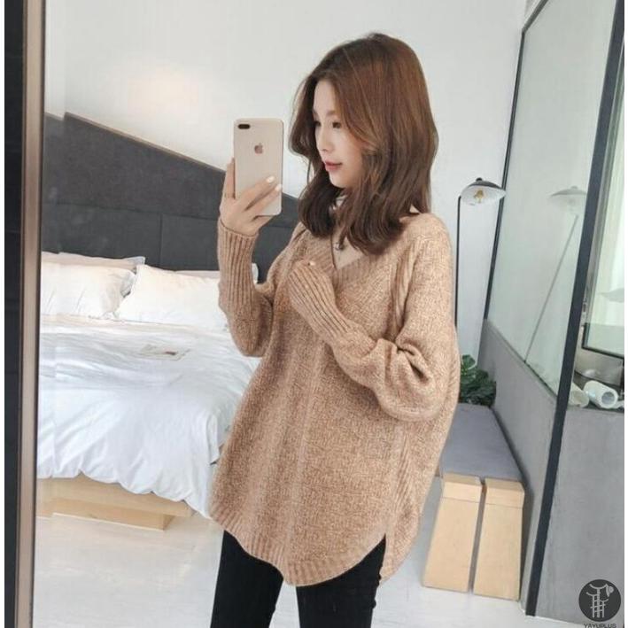 ニットセーター ニット Vネック レディース トップス スリット入り 薄手 長袖 コート 羽織り 女性 ゆったり |  | 13