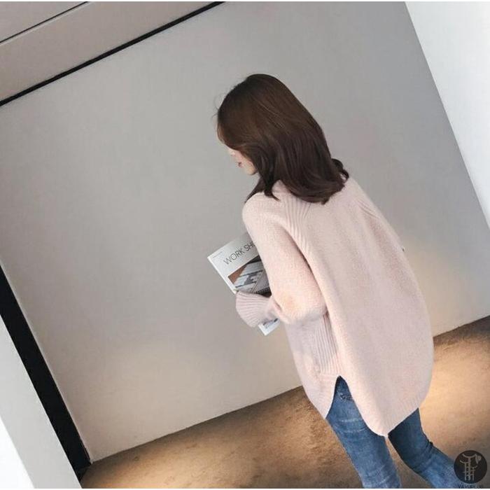 ニットセーター ニット Vネック レディース トップス スリット入り 薄手 長袖 コート 羽織り 女性 ゆったり |  | 20