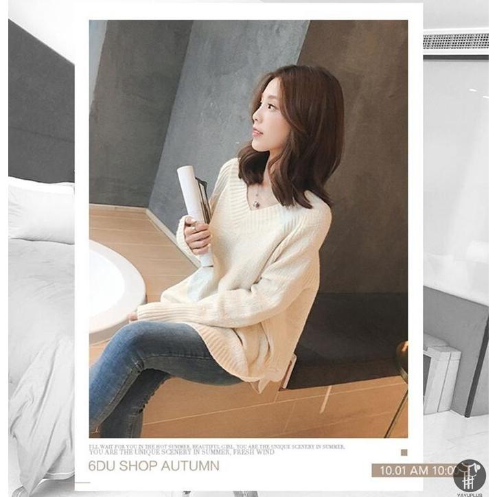 ニットセーター ニット Vネック レディース トップス スリット入り 薄手 長袖 コート 羽織り 女性 ゆったり |  | 05