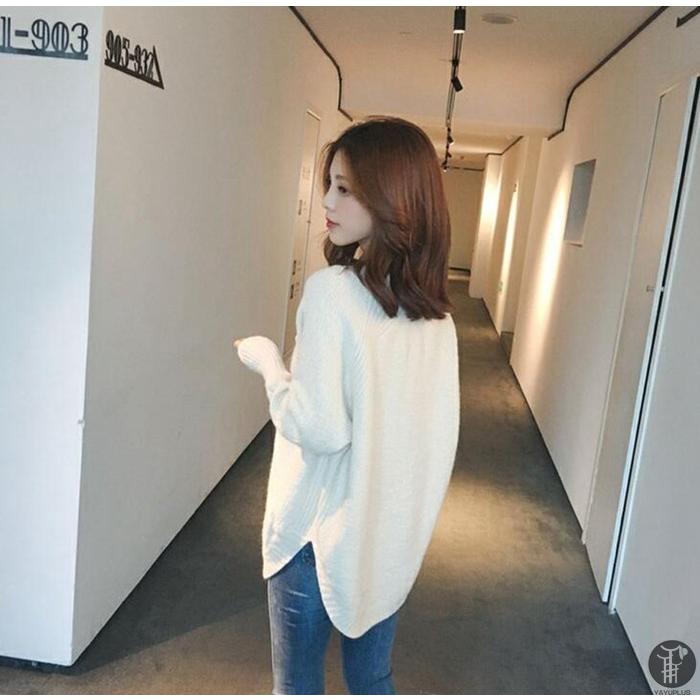 ニットセーター ニット Vネック レディース トップス スリット入り 薄手 長袖 コート 羽織り 女性 ゆったり |  | 08