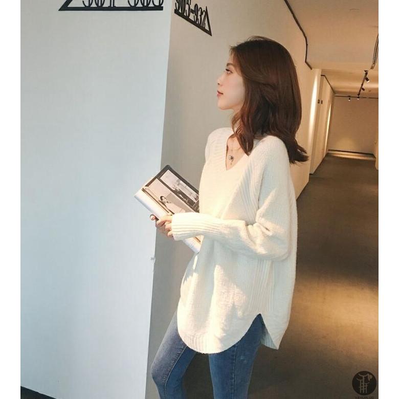 ニットセーター ニット Vネック レディース トップス スリット入り 薄手 長袖 コート 羽織り 女性 ゆったり |  | 09