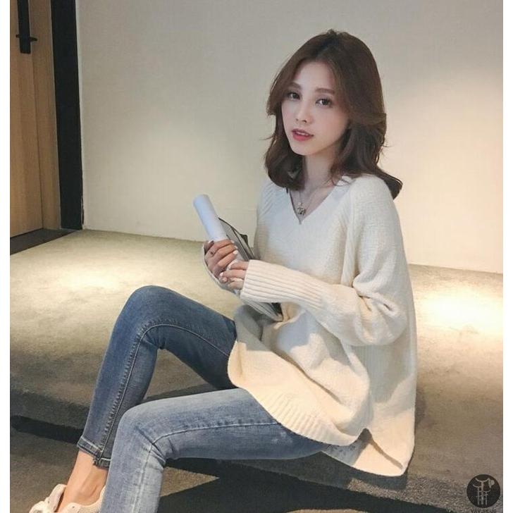 ニットセーター ニット Vネック レディース トップス スリット入り 薄手 長袖 コート 羽織り 女性 ゆったり |  | 10