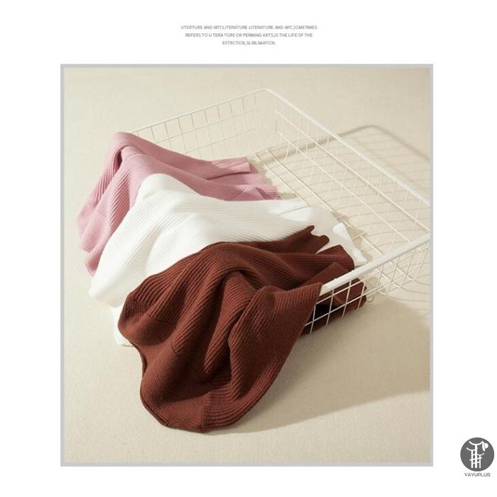 ニット ボートネック リブ編み タイト レデイース セーター シンプル インナー 秋 春 冬 新作 |  | 21