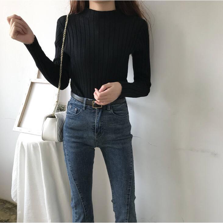 ニットセーター 長袖 レディース リブ タートルネック トップス セーター リブ ハイネック 伸縮性 暖か 秋冬服 着痩せ 新作 代引不可 |  | 15