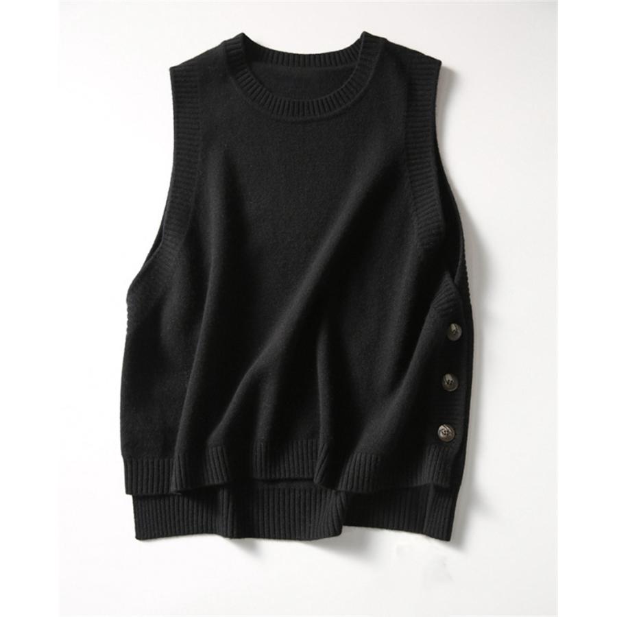 ニットベスト レディース トップス 女性 ノースリーブ セーター uネック コーデ カジュアル 女性 おしゃれ ファッション 秋冬新作 |  | 09