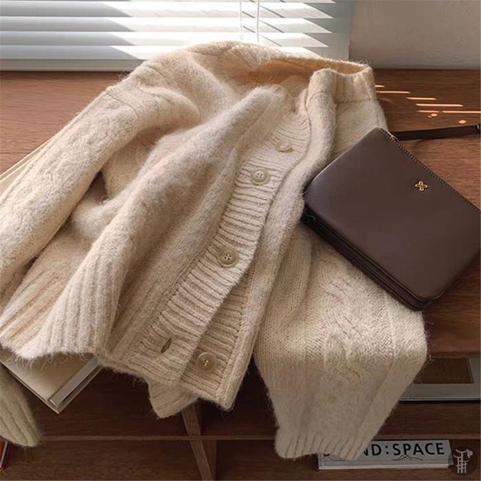 カーディガン ニットカーディガン レディース ニット トップス アウター 長袖 秋冬 |  | 07