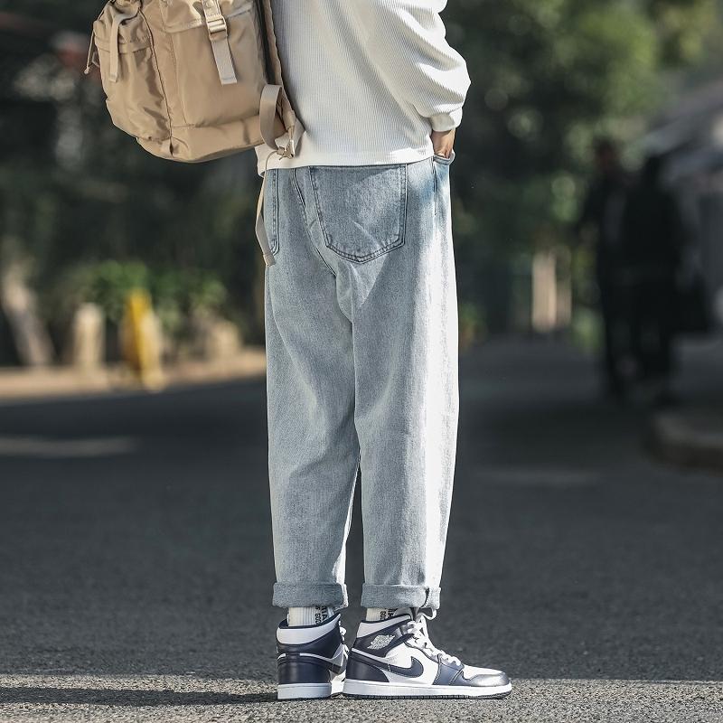 デニム ジーンズ デニムパンツ アンクルパンツ メンズ バギー パンツ 夏服 夏 ゆったり カジュアル 無地 リラックス カッコイイ おしゃれ Chaosy08 Goodplus グッドプラス 通販 Yahoo ショッピング