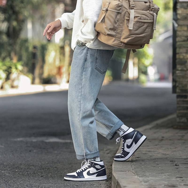 デニム ジーンズ デニムパンツ アンクルパンツ メンズ バギー パンツ 夏服 夏 ゆったり カジュアル 無地 リラックス カッコイイ おしゃれ Chaosy08 Goodplus グッドプラス 通販 Yahoo ショッピング