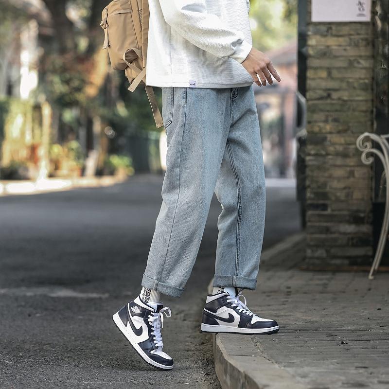 デニム ジーンズ デニムパンツ アンクルパンツ メンズ バギー パンツ 夏服 夏 ゆったり カジュアル 無地 リラックス カッコイイ おしゃれ Chaosy08 Goodplus グッドプラス 通販 Yahoo ショッピング