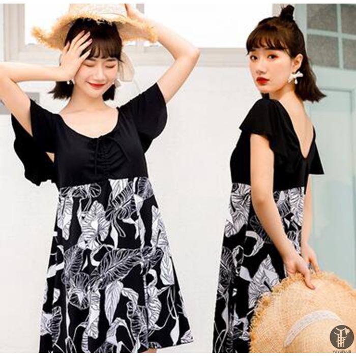 ワンピース 水着 レディース 体型カバー 20代 30代 40代 50代 ママ水着 オールインワン 大きいサイズ 温泉 海水浴 水泳 代引不可 |  | 04