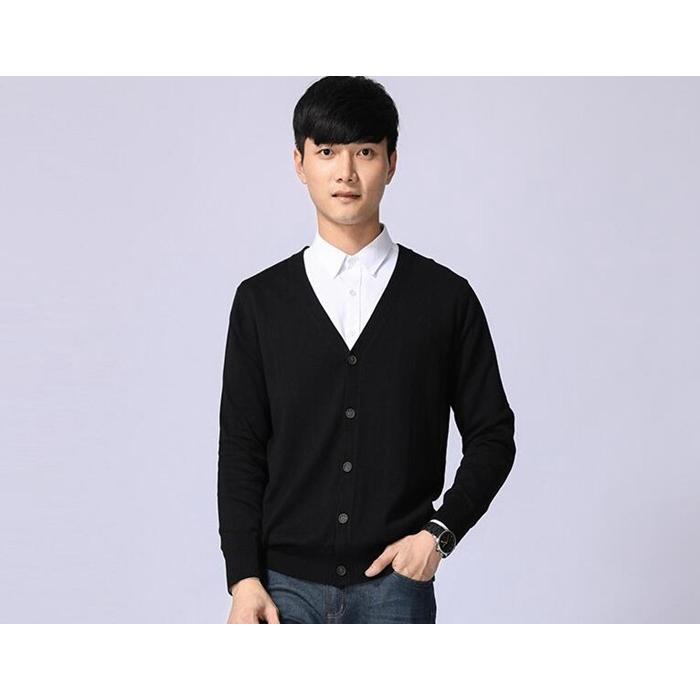カーディガン メンズ カーデ 秋 トップス ニットカーディガン ニット ビジネス 冷房対策 Vネック 無地 長袖 柔らか 代引不可 |  | 10