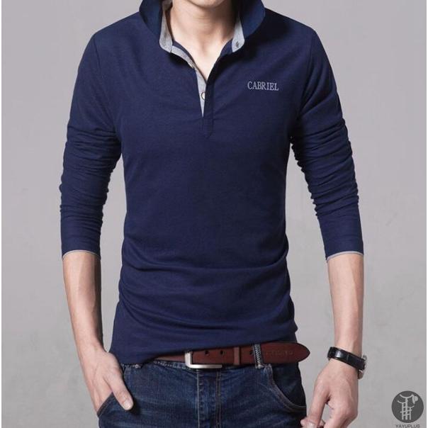 ポロシャツ メンズ シャツ 長袖ポロシャツ バイカラー クールビズ 無地 ポロ 長袖 shirt アメカジ 制服 スポーツ 代引不可 |  | 15