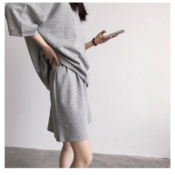 上下セット セットアップ ゆったり Ｔシャツ ショートパンツ ルームウェア 部屋着 スポーツウェア 涼しい 夏 |  | 07