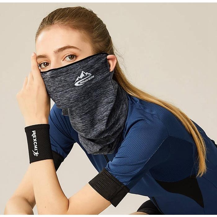 冷感 マスク セール フェイスカバー ネックガード  耳かけるタイプ 洗える 夏 UVカット 自転車 ゴルフウエア 水洗い可能 代引不可 |  | 21