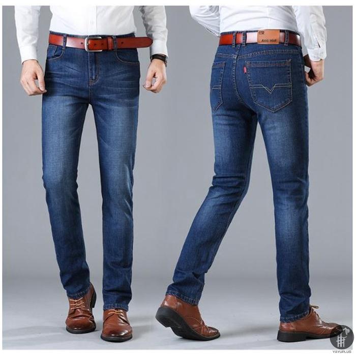 ジーンズ 裏起毛 メンズ デニムパンツ ロングパンツ 秋冬 防寒 暖かい デニム ボトムス ストレッチ パンツ ストレート ビジネス 大人 メンズファッション |  | 15