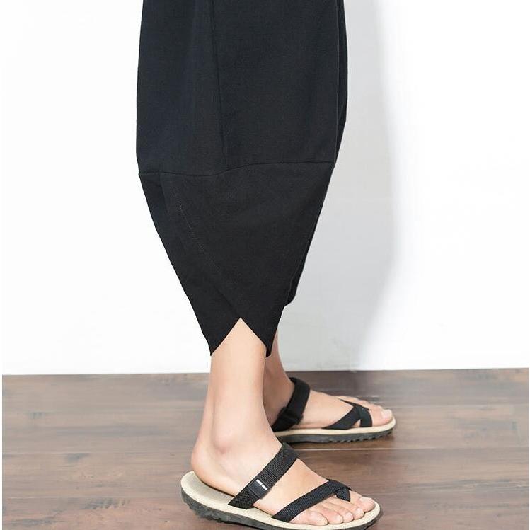 ワイドパンツ サルエルパンツ イージーパンツ メンズ  リネンパンツ アンクルパンツ クロップドパンツ ボトムス メンズズボン |  | 17