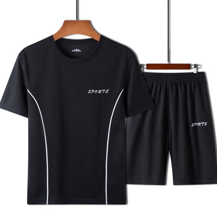 セットアップ 上下セット メンズ ジャージ  2点セット ジャージ 上下 ビッグＴシャツ ショートパンツ リラックスウェア 部屋着 ルームウェア  夏服 |  | 07