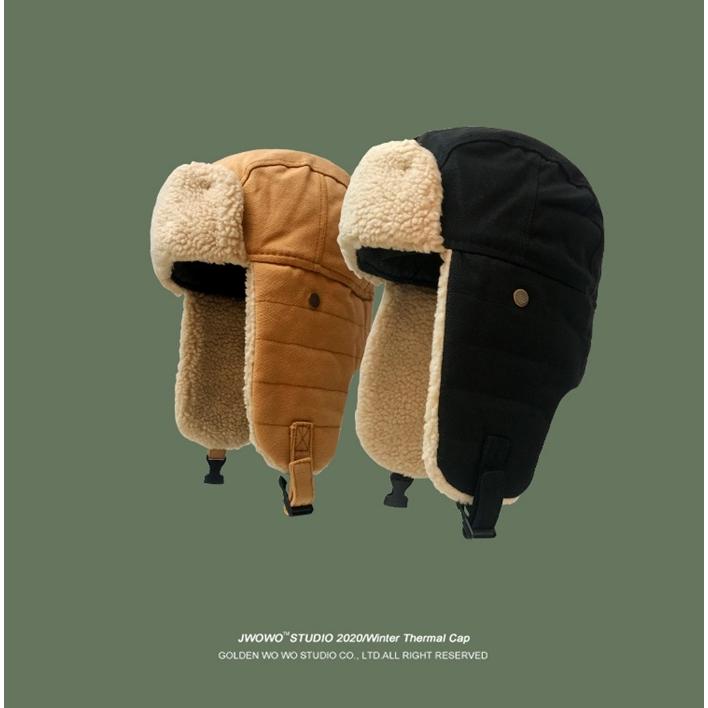 フライトキャップ 防寒帽子 メンズ パイロットキャップ 防寒帽子 ロシア帽 耳当て付き ファー帽子 防風 キャップ ボア パイロット |  | 17