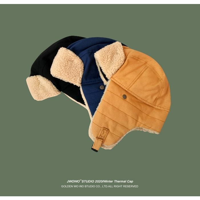 フライトキャップ 防寒帽子 メンズ パイロットキャップ 防寒帽子 ロシア帽 耳当て付き ファー帽子 防風 キャップ ボア パイロット |  | 18