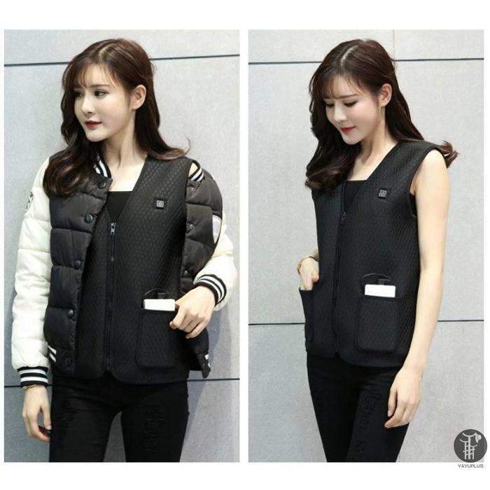 電熱ベスト ヒーターベスト 発熱ベスト メンズ レディース ヒートベスト バイク USB給電加熱 ジャケット チョッキ アウトドア |  | 16