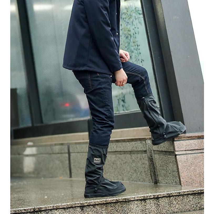 シューズカバー 即納 防水 雨 メンズ レディース 男女兼用 靴カバー レイン ロング レインブーツ ブーツカバー 通学 通勤 代引不可 |  | 13