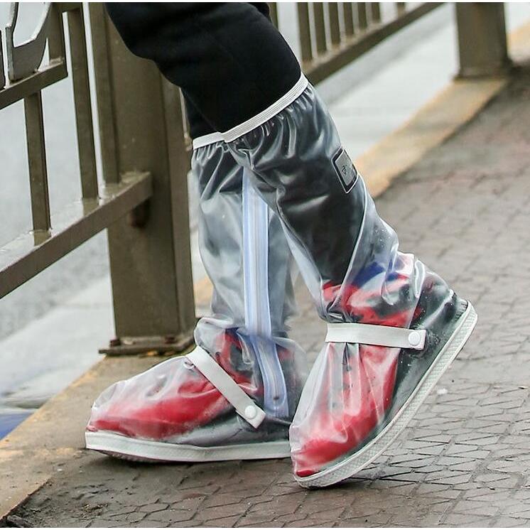 シューズカバー 即納 防水 雨 メンズ レディース 男女兼用 靴カバー レイン ロング レインブーツ ブーツカバー 通学 通勤 代引不可 |  | 14