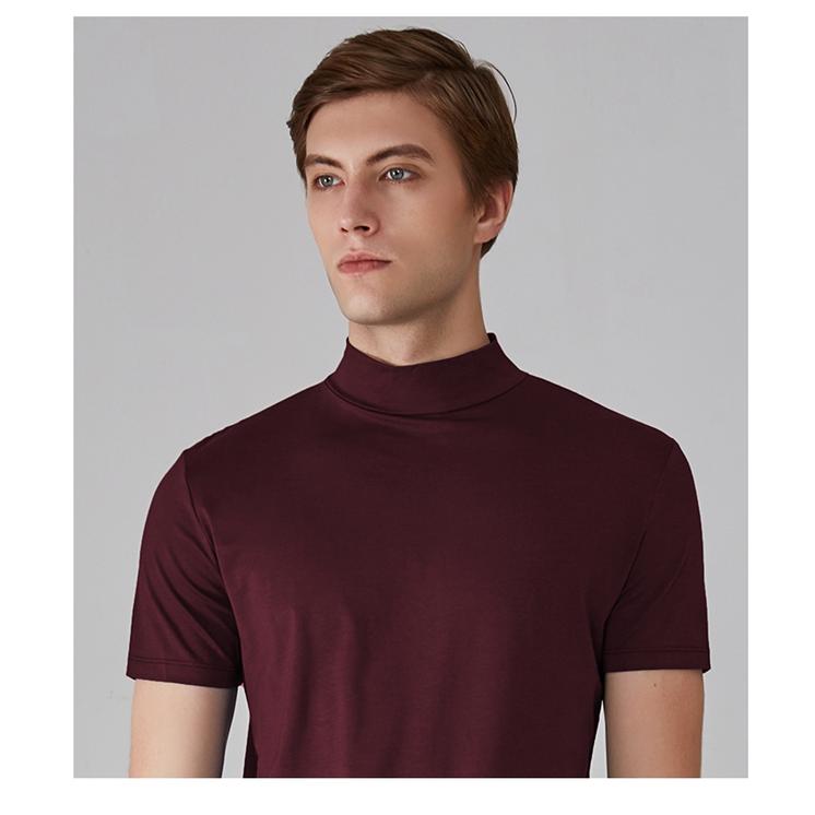 Tシャツ モックネック ゴルフ 半袖 メンズ ハイネックTシャツ カットソー ポロシャツ インナー |  | 07