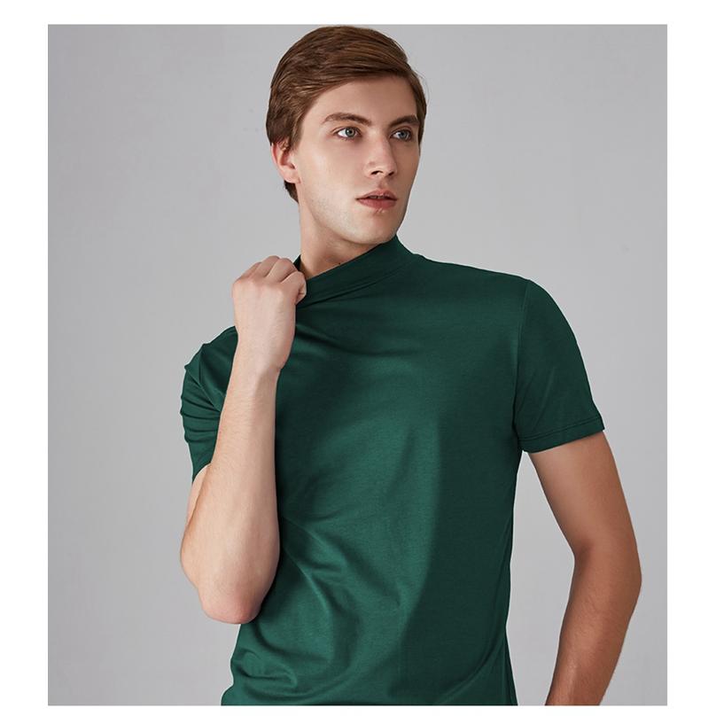 Tシャツ モックネック ゴルフ 半袖 メンズ ハイネックTシャツ カットソー ポロシャツ インナー |  | 11