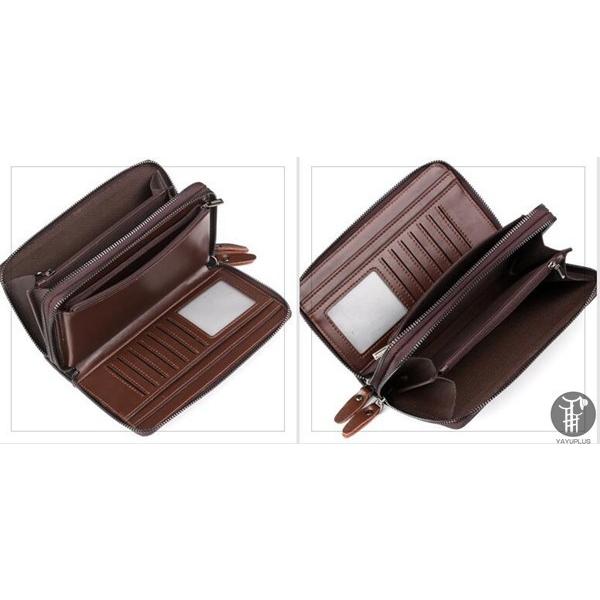 長財布 メンズ PU 男性 大容量 財布 メンズ長財布 ラウンドファスナー さいふ ロングウォレット 財布 メンズ 長財布 札入れ 小銭入れ 代引不可 |  | 04