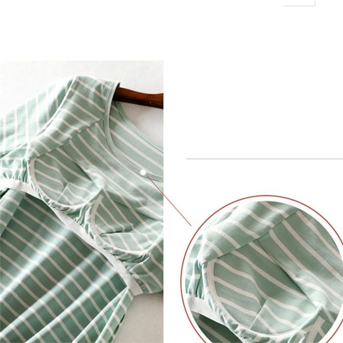 カップ付き ワンピース ロング リラックス 半袖 ゆったり ルームウェア レディース  ブラトップ 部屋着 パジャマ ナイトウェア |  | 22