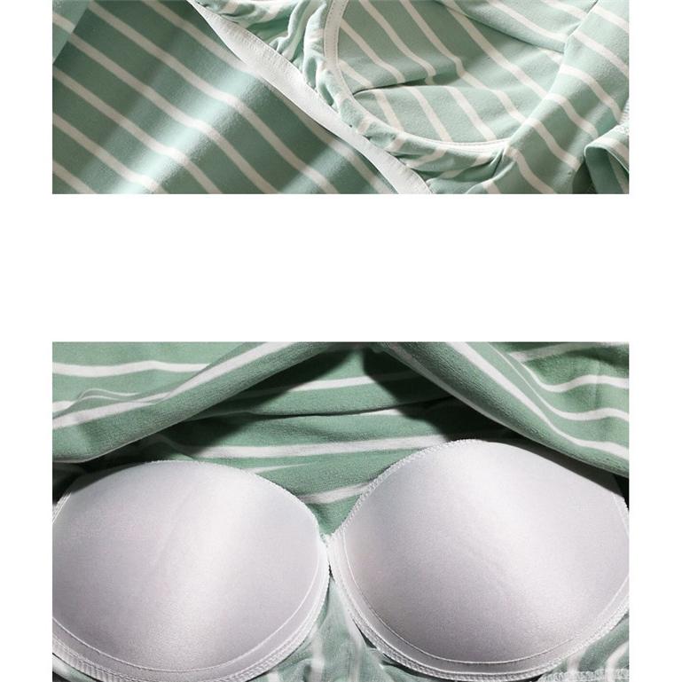 カップ付き ワンピース ロング リラックス 半袖 ゆったり ルームウェア レディース  ブラトップ 部屋着 パジャマ ナイトウェア |  | 27