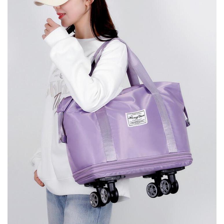 ボストンバッグ キャリーバッグ ショッピングカート 4輪 横押し 折りたたみ 軽量 旅行カバン 大容量 機内持ち込み 防水 撥水加工 プレゼント |  | 20