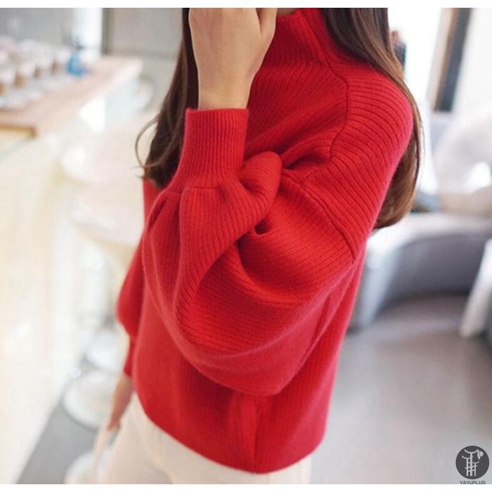 ニットセーター レディース トップス 長袖 ドルマンスリーブ プルオーバー 無地 セーター ニットソー ハイネック |  | 08