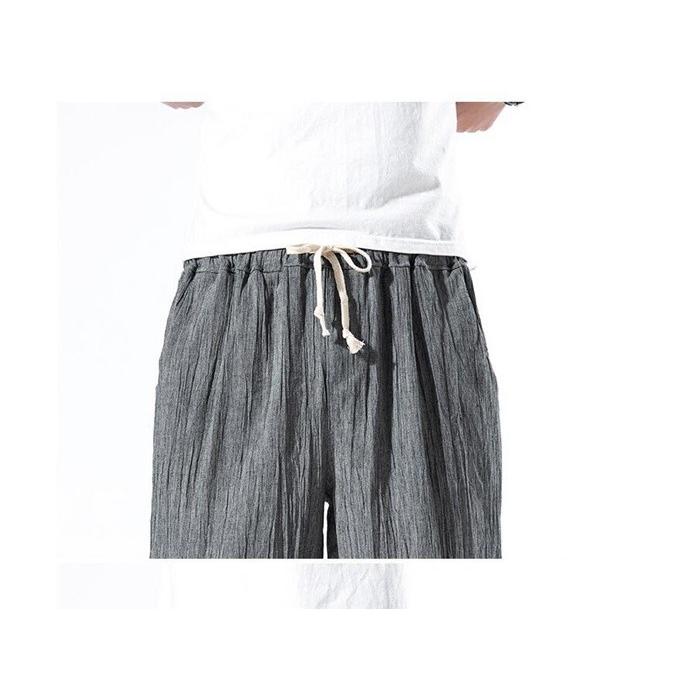 サルエルパンツ メンズ 綿麻 夏 ワイド リネン ボトムス 薄手 快適 カジュアル ゆったり 涼しい 冷感 薄手 ルームウェア |  | 19