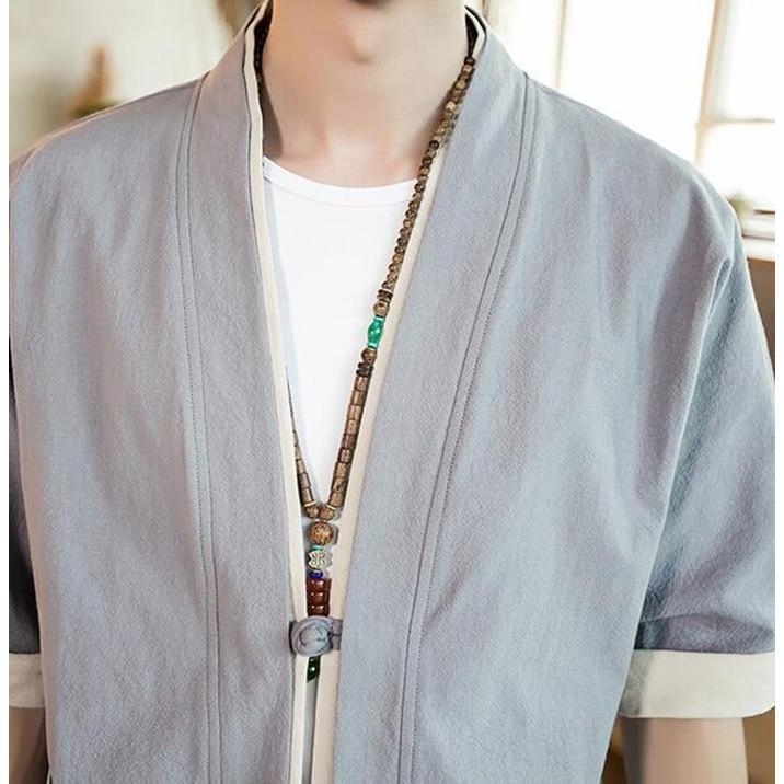 カーディガン 薄手 五分袖 メンズ アウター 綿麻 羽織 トップス 上着 コーデ おしゃれ 夏 代引不可 |  | 19