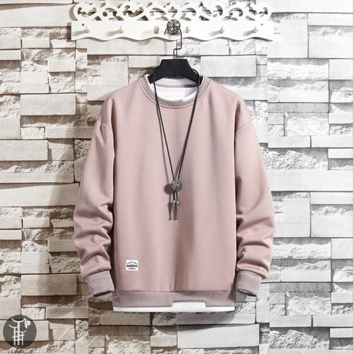 トレーナー レイヤード風Tシャツ 重ね着風 メンズ トップス 切り替え スウェット オシャレ プルオーバー 長袖 クルーネック 春服 秋服 新作 |  | 13