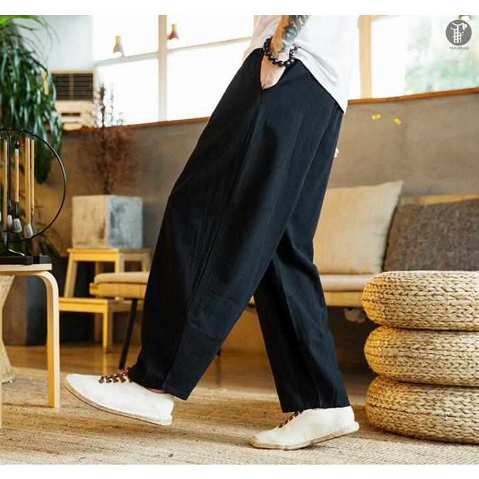 ワイドパンツ サルエルパンツ メンズ ボトムス  無地 ガウチョパンツ ロングパンツ サルエル パンツ ウエストゴム |  | 16