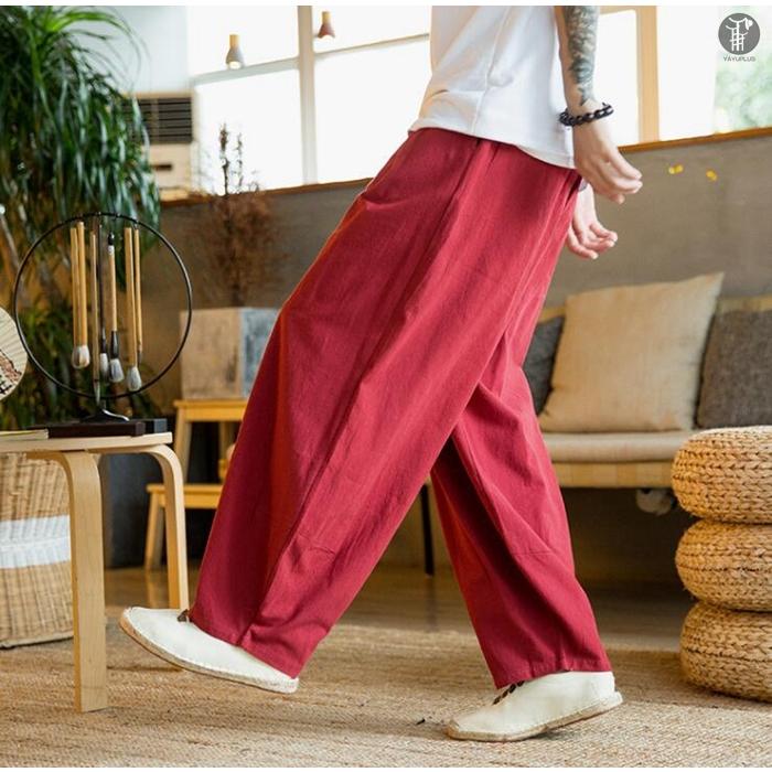 ワイドパンツ サルエルパンツ メンズ ボトムス  無地 ガウチョパンツ ロングパンツ サルエル パンツ ウエストゴム |  | 12