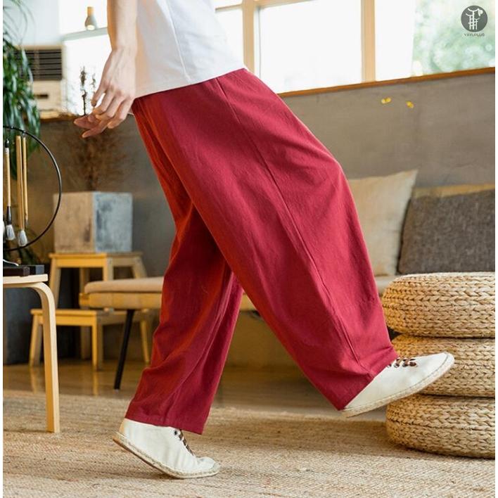 ワイドパンツ サルエルパンツ メンズ ボトムス  無地 ガウチョパンツ ロングパンツ サルエル パンツ ウエストゴム |  | 14