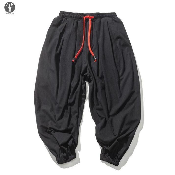 新品 MOYURU 萠 モユル リネン100% ガウチョ サルエルパンツ 黒 MOYURU モユル サルエルパンツ ブラック Mサイズ 最終価格